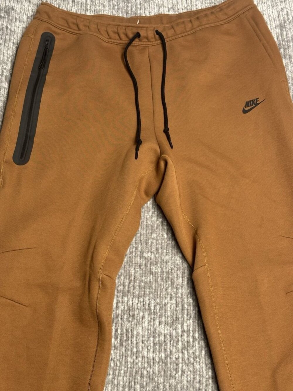 Nike Sportswear Tech Fleece Pants Light British Tan Black FB8002-281 Size XXL - Picture 2 of 10